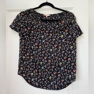 Rebecca Taylor black silk blouse
